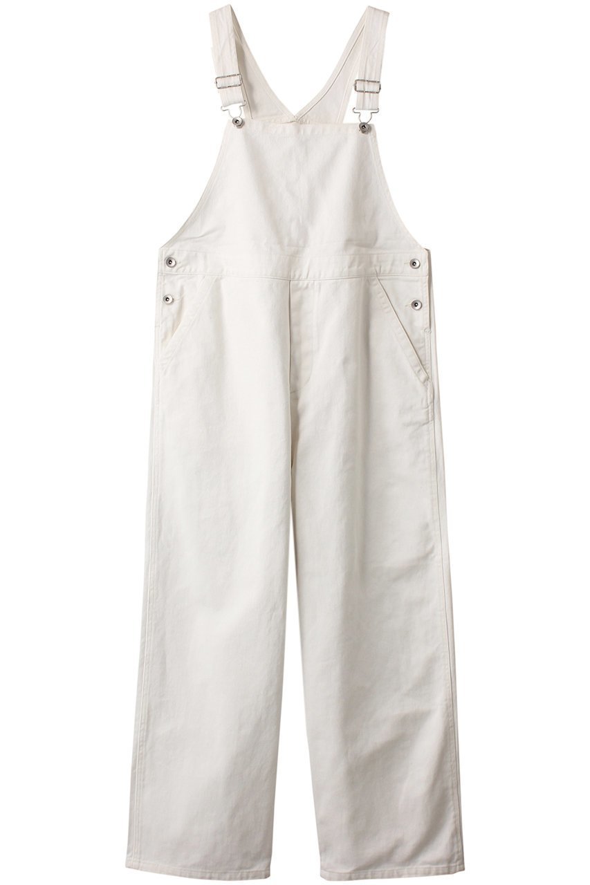 【ミズイロ インド/mizuiro ind】のオーバーオール インテリア・キッズ・メンズ・レディースファッション・服の通販 founy(ファニー) 　ファッション　Fashion　レディースファッション　Fashion for Women　パンツ　Pants & Trousers　シンプル　Simple, Minimal　ベーシック　Basic, Essential　ワイド　Wide, Wide Fit　オフホワイト|ID: prp329100004606038 ipo3291000000034980779