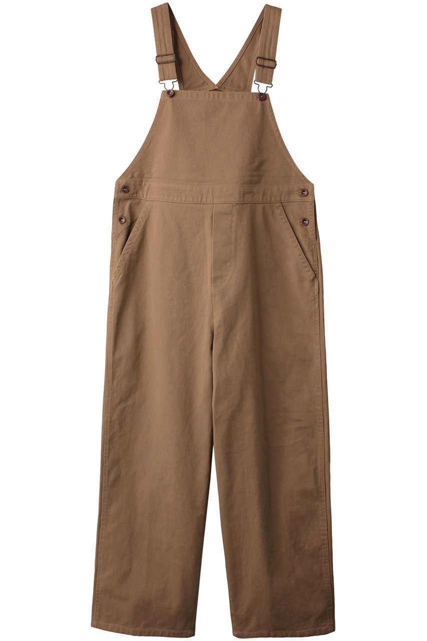 【ミズイロ インド/mizuiro ind】のオーバーオール インテリア・キッズ・メンズ・レディースファッション・服の通販 founy(ファニー) 　ファッション　Fashion　レディースファッション　Fashion for Women　パンツ　Pants & Trousers　シンプル　Simple, Minimal　ベーシック　Basic, Essential　ワイド　Wide, Wide Fit　ベージュ|ID: prp329100004606038 ipo3291000000034980780
