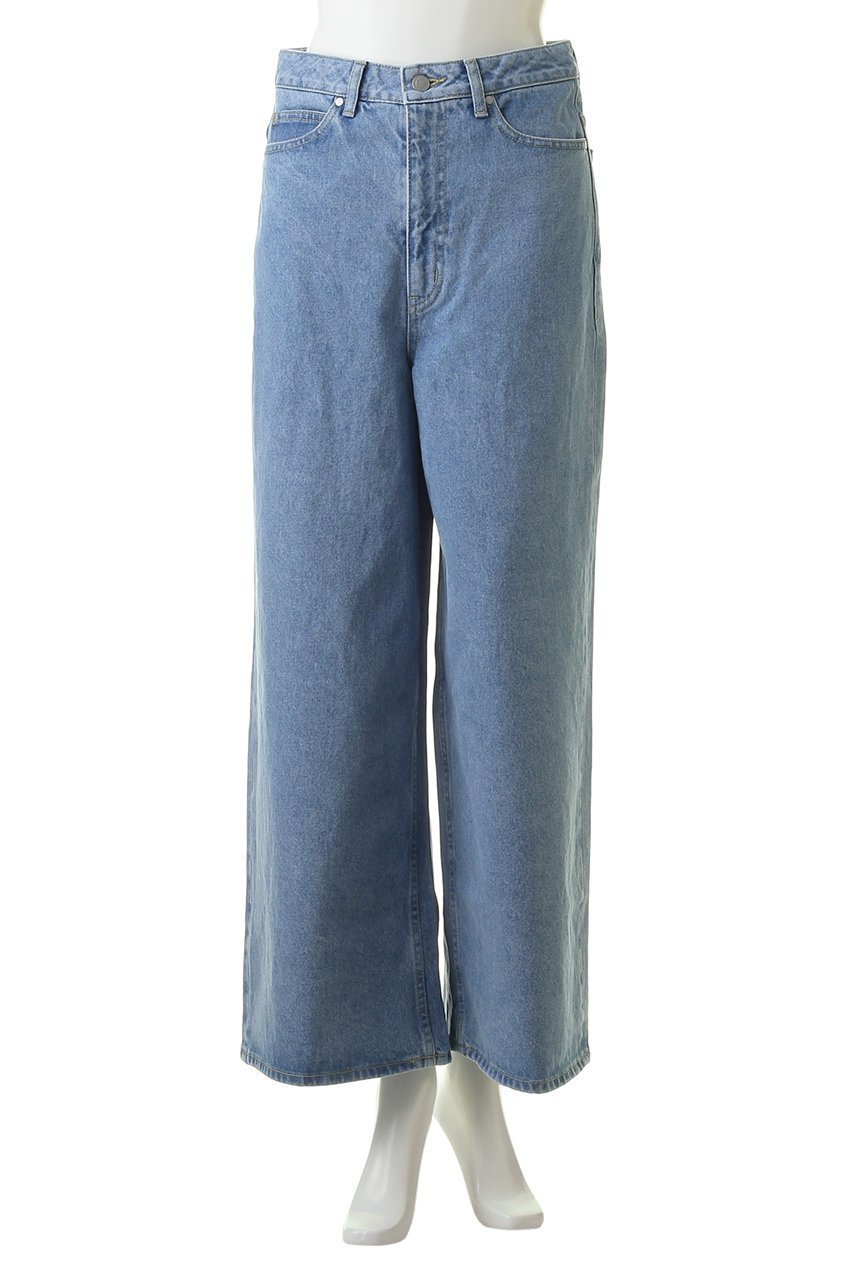 【ミディウミソリッド/MIDIUMISOLID】のhi-waist wide denim デニム 人気、トレンドファッション・服の通販 founy(ファニー) 　ファッション　Fashion　レディースファッション　Fashion for Women　パンツ　Pants & Trousers　デニムパンツ・ジーンズ・美脚デニム　Denim Jeans & Pants　デニム　Denim, Jeans Material　夏　Summer　春　Spring　S/S・春夏　SS, Spring/Summer, Warm Season　other-2|ID: prp329100004606043 ipo3291000000032830848