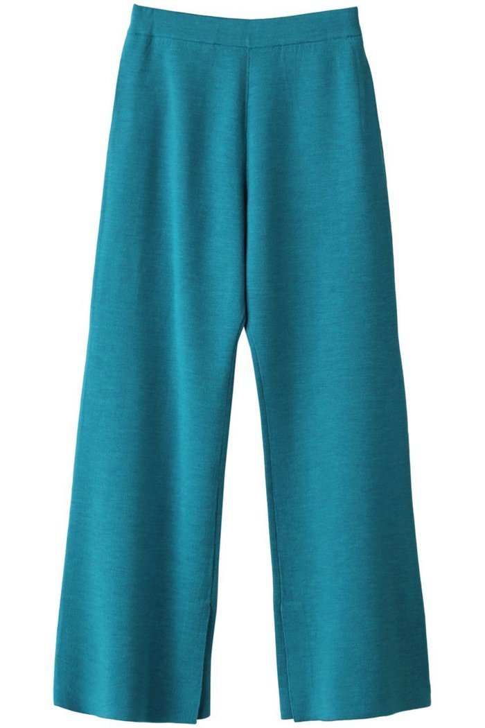 【ランバン オン ブルー/LANVIN en Bleu】のカラーニットパンツ インテリア・キッズ・メンズ・レディースファッション・服の通販 founy(ファニー) https://founy.com/ ファッション Fashion レディースファッション Fashion for Women パンツ Pants & Trousers スリット Slit, Slit Detail ダブル Double, Double-Breasted バランス Balance, Style Balance パターン Pattern, Design Print フェイス Face, Facial Design リラックス Relax, Relaxed Fit |ID: prp329100004606047 ipo3291000000032830941