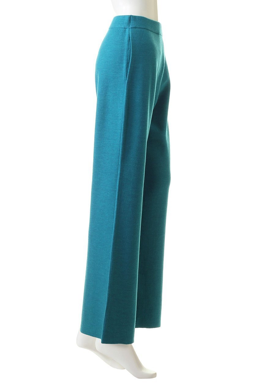 【ランバン オン ブルー/LANVIN en Bleu】のカラーニットパンツ 人気、トレンドファッション・服の通販 founy(ファニー) 　ファッション　Fashion　レディースファッション　Fashion for Women　パンツ　Pants & Trousers　スリット　Slit, Slit Detail　ダブル　Double, Double-Breasted　バランス　Balance, Style Balance　パターン　Pattern, Design Print　フェイス　Face, Facial Design　リラックス　Relax, Relaxed Fit　other-3|ID: prp329100004606047 ipo3291000000032830945