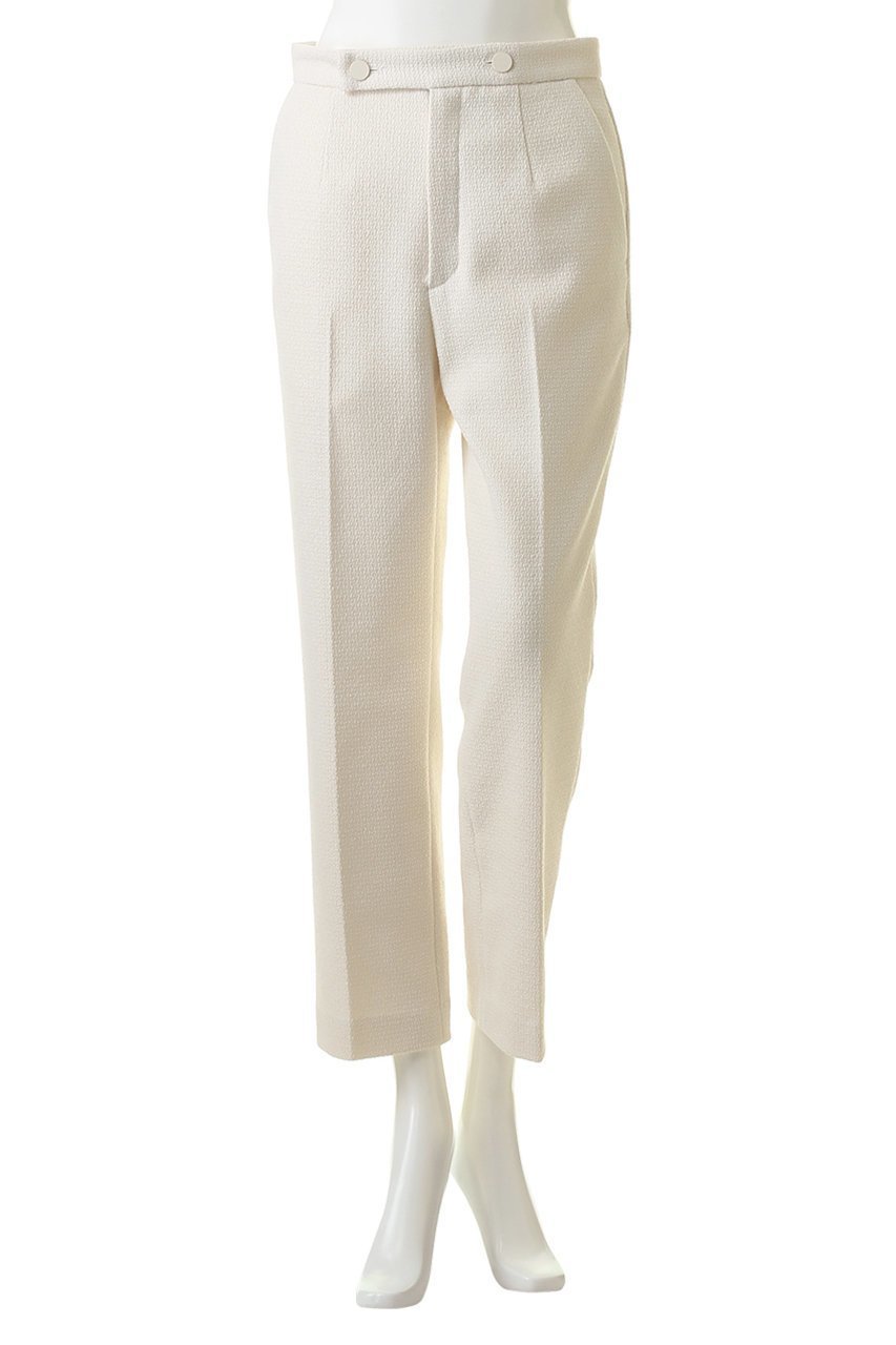 【ベイジ,/BEIGE,】のFIG(フィグ)/テーラードパンツ 人気、トレンドファッション・服の通販 founy(ファニー) 　ファッション　Fashion　レディースファッション　Fashion for Women　パンツ　Pants & Trousers　ストレート　Straight, Straight Cut　センター　Center, Center Line　ツイード　Twill, Twill Weave　フロント　Front, Front Design　エレガント 上品　Elegant　other-2|ID: prp329100004606049 ipo3291000000032830980