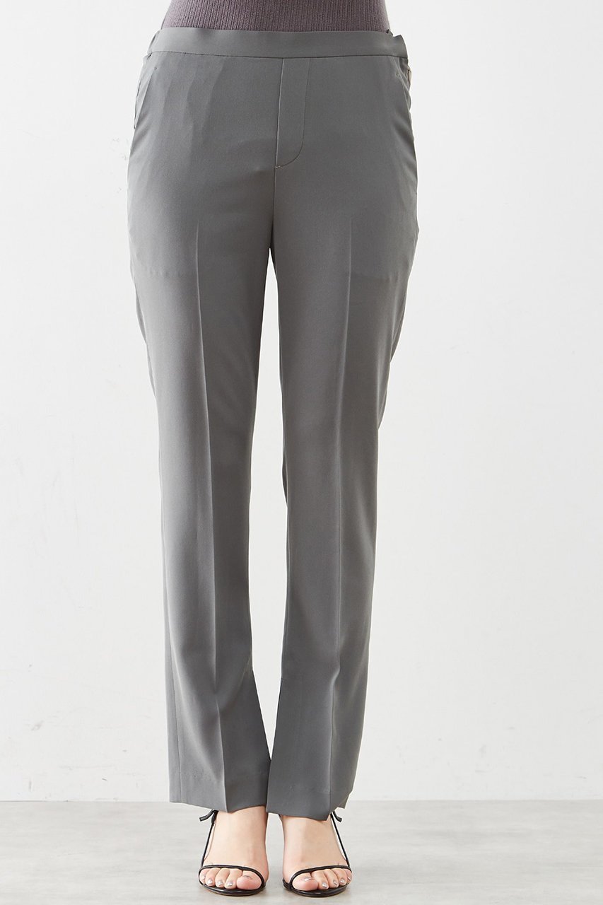 【マルティニーク/martinique】のストレッチツイルペンシルパンツ 人気、トレンドファッション・服の通販 founy(ファニー) 　ファッション　Fashion　レディースファッション　Fashion for Women　パンツ　Pants & Trousers　ギャザー　Gathered, Ruffled　ストレッチ　Stretch, Stretchy Fabric　スリット　Slit, Slit Detail　センター　Center, Center Line　フレア　Flare, Flared　フロント　Front, Front Design　 other-1|ID: prp329100004606054 ipo3291000000032831231