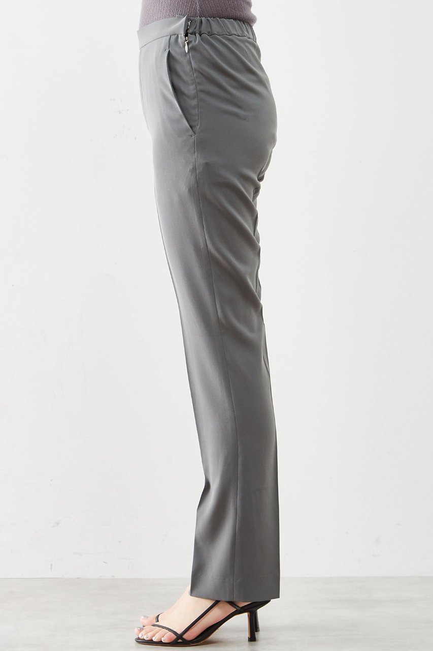 【マルティニーク/martinique】のストレッチツイルペンシルパンツ 人気、トレンドファッション・服の通販 founy(ファニー) 　ファッション　Fashion　レディースファッション　Fashion for Women　パンツ　Pants & Trousers　ギャザー　Gathered, Ruffled　ストレッチ　Stretch, Stretchy Fabric　スリット　Slit, Slit Detail　センター　Center, Center Line　フレア　Flare, Flared　フロント　Front, Front Design　other-2|ID: prp329100004606054 ipo3291000000032831233
