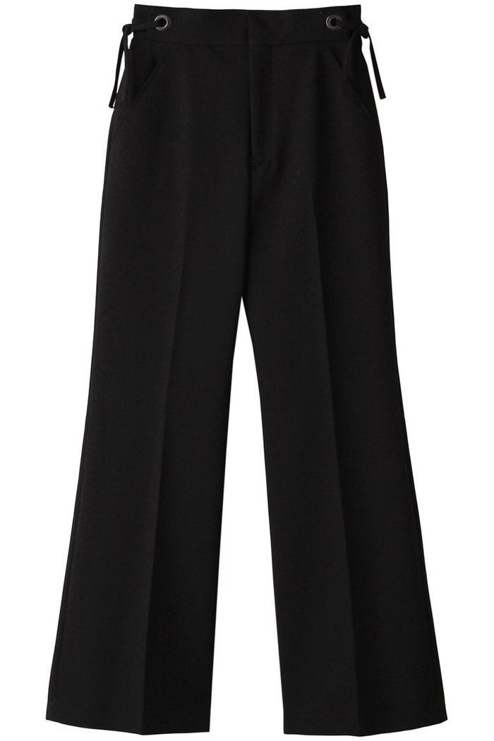 【ランバン オン ブルー/LANVIN en Bleu】のダブルクロスベルトデザインフレアパンツ インテリア・キッズ・メンズ・レディースファッション・服の通販 founy(ファニー) https://founy.com/ ファッション Fashion レディースファッション Fashion for Women パンツ Pants & Trousers ベルト&ウエストマーク Belts & Waist Accessories おすすめ Recommended / Our Picks アイレット Eyelet Lace シンプル Simple, Minimal ジャケット Jacket, Outerwear セットアップ Set-Up, Coordinated Outfit センター Center, Center Line フレア Flare, Flared リボン Ribbon, Bow エレガント 上品 Elegant |ID: prp329100004606056 ipo3291000000032831252