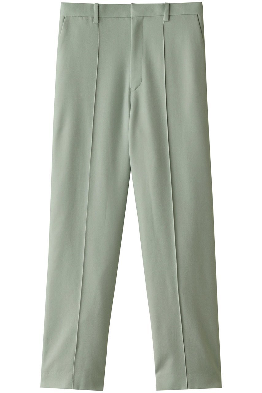 【マルティニーク/martinique】のバックスリットパンツ インテリア・キッズ・メンズ・レディースファッション・服の通販 founy(ファニー) 　ファッション　Fashion　レディースファッション　Fashion for Women　パンツ　Pants & Trousers　バッグ　Bags　アンティーク　Antique-Inspired　ガラス　Glass, Glassware　シンプル　Simple, Minimal　ストレート　Straight, Straight Cut　スリット　Slit, Slit Detail　定番　Standard, Basic Item　グリーン|ID: prp329100004606057 ipo3291000000032831273