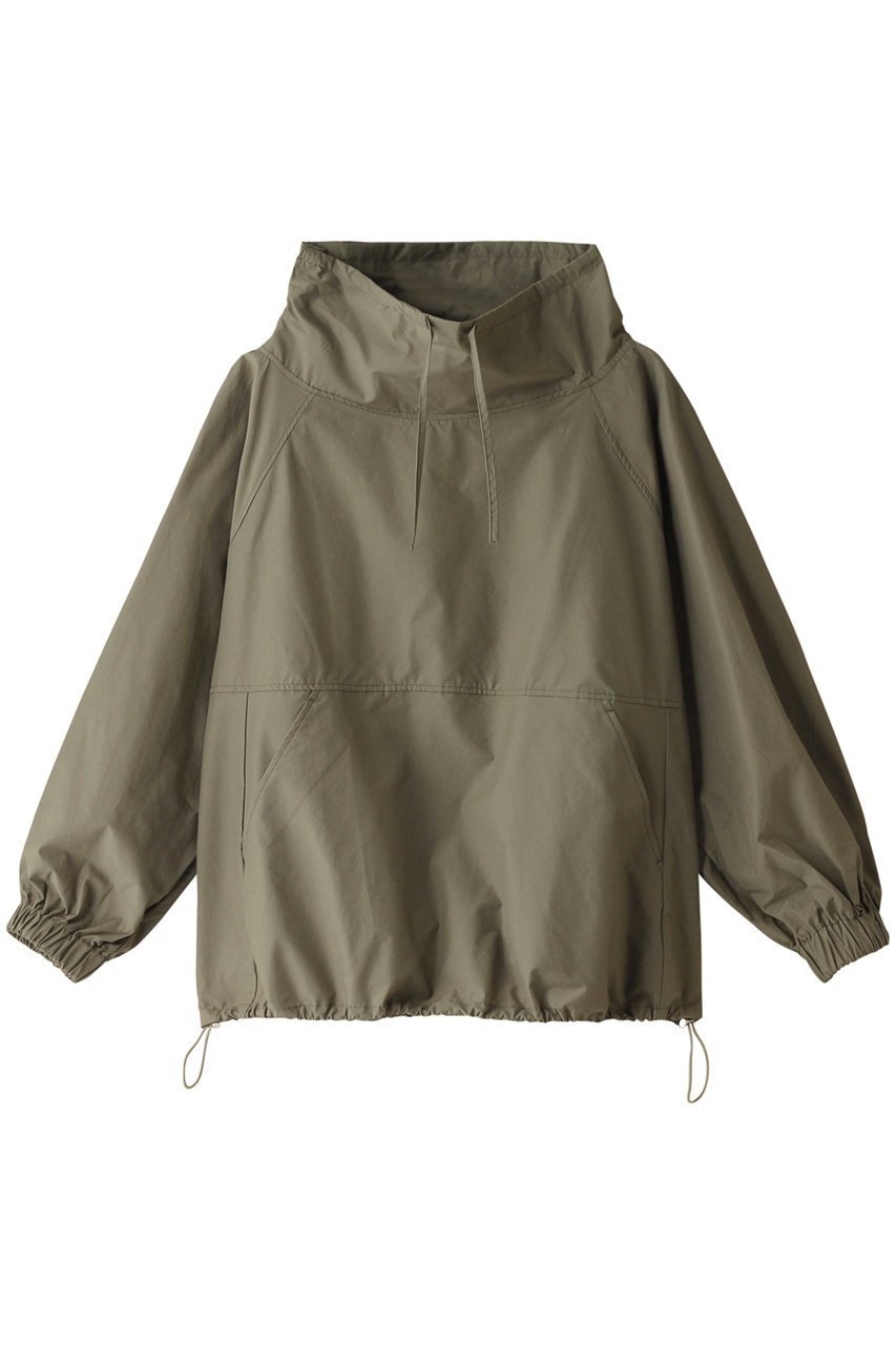 【ミディウミソリッド/MIDIUMISOLID】のc/ny 2way anorak アノラック インテリア・キッズ・メンズ・レディースファッション・服の通販 founy(ファニー) 　ファッション　Fashion　レディースファッション　Fashion for Women　トップス・カットソー　Cut & Sew Tops　シャツ・ブラウス・オフィスカジュアル　Elegant Blouses & Button-Ups　レディースパーカー・カジュアルフーディー　Casual Hoodies & Sweatshirts　ロングTシャツ・Tシャツ　Longline T-Shirts & Tees　スウェット・クルーネックトップス　Sweatshirts & Crewnecks / Relaxed Fit Sweat Tops　カットソー・ベーシックTシャツ　Cut-and-Sewn Tops / Stretch Tees & Basics　シンプル　Simple, Minimal　スタンド　Stand Collar, Upright Stand　ドローコード　Drawcord, Drawstring Cord　ロング　Long, Long-Length　khaki|ID: prp329100004606070 ipo3291000000032835390