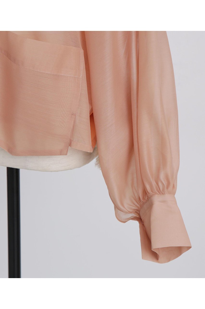 【ヒューエルミュージアム/hueLe Museum】の【STUMBLY】Fur Trim Combination Blouse 人気、トレンドファッション・服の通販 founy(ファニー) 　ファッション　Fashion　レディースファッション　Fashion for Women　トップス・カットソー　Cut & Sew Tops　シャツ・ブラウス・オフィスカジュアル　Elegant Blouses & Button-Ups　2024年　2024　2024-2025秋冬・A/W　Autumn/Winter 2024–25 AW24–25　クロップド　Cropped, Short Length　シアー　Sheer, See-Through　シンプル　Simple, Minimal　スリーブ　Sleeve, Long Sleeve / Short Sleeve　タイプライター　Typewriter Fabric, Crisp Cotton　フェイクファー　Faux Fur, Imitation Fur　ポケット　Pocket, Pocket Detail　ロング　Long, Long-Length　人気　Popular, Best Seller　新作・新入荷　New Arrivals / New In　other-5|ID: prp329100004606074 ipo3291000000032835582