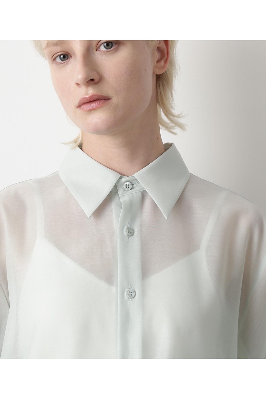 【ヒューエルミュージアム/hueLe Museum】の【STUMBLY】Fur Trim Combination Blouse 人気、トレンドファッション・服の通販 founy(ファニー) 　ファッション　Fashion　レディースファッション　Fashion for Women　トップス・カットソー　Cut & Sew Tops　シャツ・ブラウス・オフィスカジュアル　Elegant Blouses & Button-Ups　2024年　2024　2024-2025秋冬・A/W　Autumn/Winter 2024–25 AW24–25　クロップド　Cropped, Short Length　シアー　Sheer, See-Through　シンプル　Simple, Minimal　スリーブ　Sleeve, Long Sleeve / Short Sleeve　タイプライター　Typewriter Fabric, Crisp Cotton　フェイクファー　Faux Fur, Imitation Fur　ポケット　Pocket, Pocket Detail　ロング　Long, Long-Length　人気　Popular, Best Seller　other-8|ID: prp329100004606074 ipo3291000000035485229