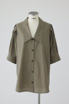 【リムアーク/RIM.ARK】の【7/11 10:00販売開始】Quaker collar blouse/ブラウス ライトカーキ|ID:prp329100004606075