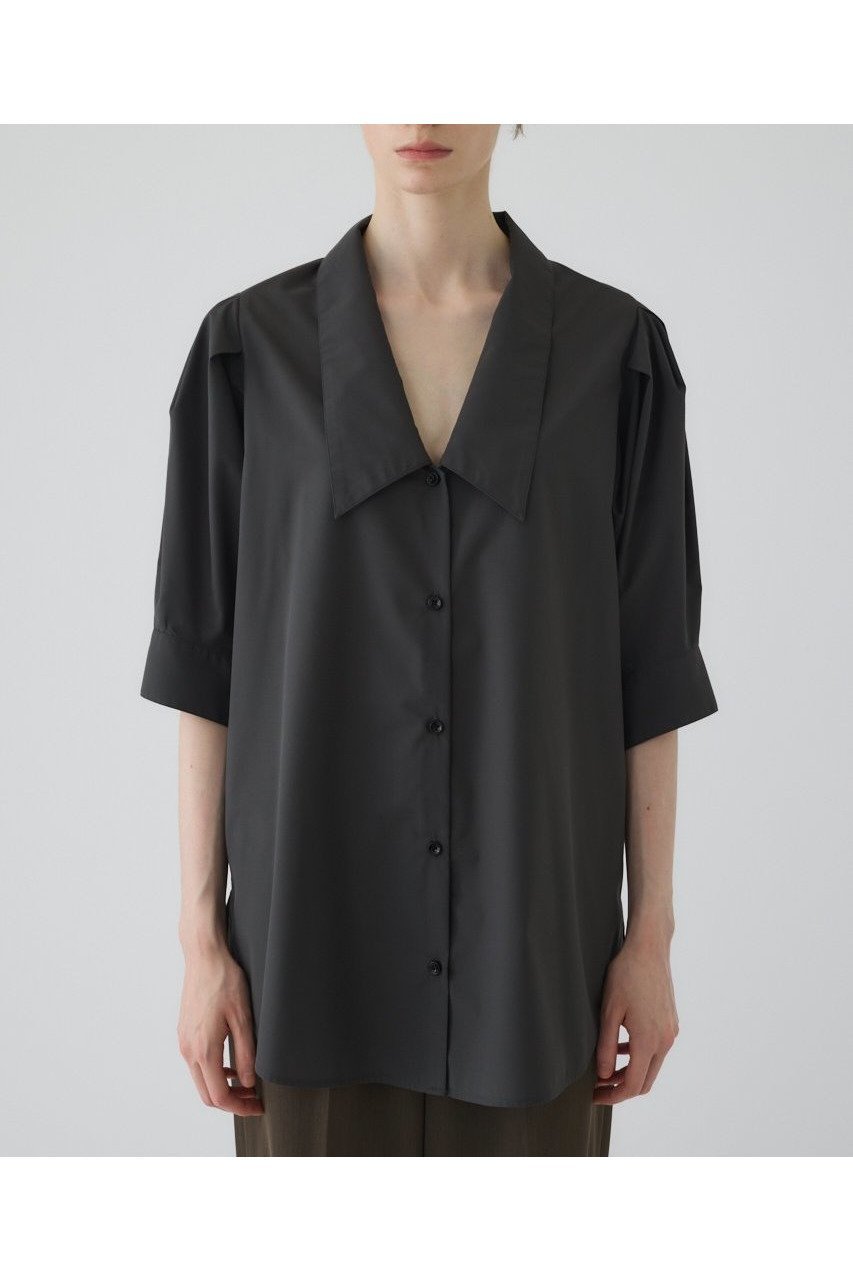 【リムアーク/RIM.ARK】の【7/11 10:00販売開始】Quaker collar blouse/ブラウス インテリア・キッズ・メンズ・レディースファッション・服の通販 founy(ファニー) 　ファッション　Fashion　レディースファッション　Fashion for Women　トップス・カットソー　Cut & Sew Tops　シャツ・ブラウス・オフィスカジュアル　Elegant Blouses & Button-Ups　ショート　Short, Short Length　スリーブ　Sleeve, Long Sleeve / Short Sleeve　バランス　Balance, Style Balance　新作・新入荷　New Arrivals / New In　秋　Autumn　グレー|ID: prp329100004606075 ipo3291000000032835620