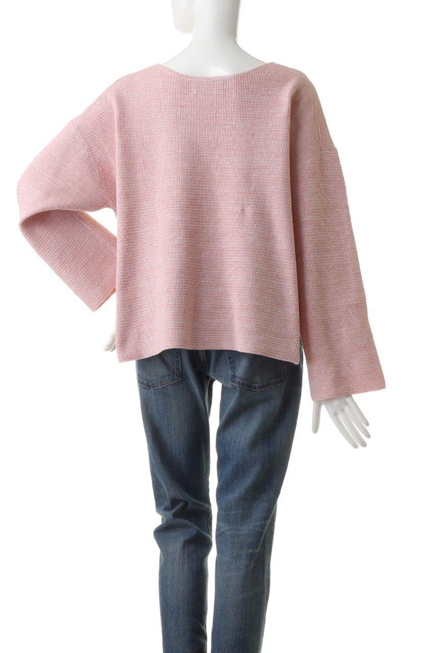 【マリリンムーン/MARILYN MOON】の【WALANCE】オーガニックコットンワッフルプルオーバー 人気、トレンドファッション・服の通販 founy(ファニー) 　ファッション　Fashion　レディースファッション　Fashion for Women　トップス・カットソー　Cut & Sew Tops　シャツ・ブラウス・オフィスカジュアル　Elegant Blouses & Button-Ups　ロングTシャツ・Tシャツ　Longline T-Shirts & Tees　カジュアルプルオーバー・ニットトップス　Pullovers & Knit Tops / Casual Pullovers　カットソー・ベーシックTシャツ　Cut-and-Sewn Tops / Stretch Tees & Basics　ショート　Short, Short Length　スリーブ　Sleeve, Long Sleeve / Short Sleeve　トレンド　Trend, Trending Now　ロング　Long, Long-Length　ワッフル　Waffle, Waffle Knit　other-4|ID: prp329100004606077 ipo3291000000034954587