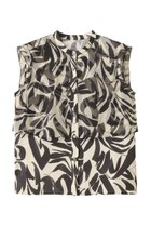 【アナイ/ANAYI】のアートリーフノースリコンビブラウス ブラック|ID: prp329100004606080 ipo3291000000035373774