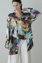 【ヒューエルミュージアム/hueLe Museum】の【STUMBLY】Printed Relaxy Shirt 人気、トレンドファッション・服の通販 founy(ファニー) ファッション Fashion レディースファッション Fashion for Women トップス・カットソー Cut & Sew Tops シャツ・ブラウス・オフィスカジュアル Elegant Blouses & Button-Ups スリーブ Sleeve, Long Sleeve / Short Sleeve プリント Print, Printed Pattern ミリタリー Military, Army Style ロング Long, Long-Length thumbnail イエロー|ID: prp329100004606089 ipo3291000000032836106