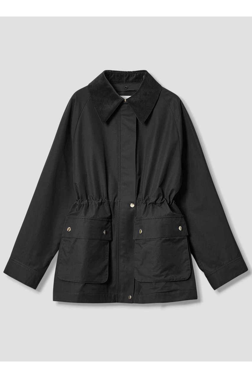 【アナイ/ANAYI】のコットンナイロンギャバ2WAYコート 人気、トレンドファッション・服の通販 founy(ファニー) 　ファッション　Fashion　レディースファッション　Fashion for Women　アウター　Coat / Outerwear Collection　コート・ロングコート・ピーコート　Long Coats, Peacoats & More　クラシカル　Classical, Vintage-Inspired　コーデュロイ　Corduroy, Cord Fabric　ショート　Short, Short Length　ストリング　String, Drawstring　トレンド　Trend, Trending Now　ドット　Polka Dot, Dot Pattern　フォルム　Silhouette, Form　ポケット　Pocket, Pocket Detail　新作・新入荷　New Arrivals / New In　other-4|ID: prp329100004606092 ipo3291000000032836253