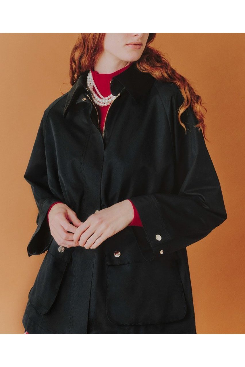 【アナイ/ANAYI】のコットンナイロンギャバ2WAYコート 人気、トレンドファッション・服の通販 founy(ファニー) 　ファッション　Fashion　レディースファッション　Fashion for Women　アウター　Coat / Outerwear Collection　コート・ロングコート・ピーコート　Long Coats, Peacoats & More　クラシカル　Classical, Vintage-Inspired　コーデュロイ　Corduroy, Cord Fabric　ショート　Short, Short Length　ストリング　String, Drawstring　トレンド　Trend, Trending Now　ドット　Polka Dot, Dot Pattern　フォルム　Silhouette, Form　ポケット　Pocket, Pocket Detail　新作・新入荷　New Arrivals / New In　other-6|ID: prp329100004606092 ipo3291000000032836264