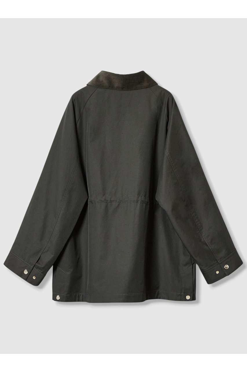 【アナイ/ANAYI】のコットンナイロンギャバ2WAYコート 人気、トレンドファッション・服の通販 founy(ファニー) 　ファッション　Fashion　レディースファッション　Fashion for Women　アウター　Coat / Outerwear Collection　コート・ロングコート・ピーコート　Long Coats, Peacoats & More　クラシカル　Classical, Vintage-Inspired　コーデュロイ　Corduroy, Cord Fabric　ショート　Short, Short Length　ストリング　String, Drawstring　トレンド　Trend, Trending Now　ドット　Polka Dot, Dot Pattern　フォルム　Silhouette, Form　ポケット　Pocket, Pocket Detail　other-2|ID: prp329100004606092 ipo3291000000036075299