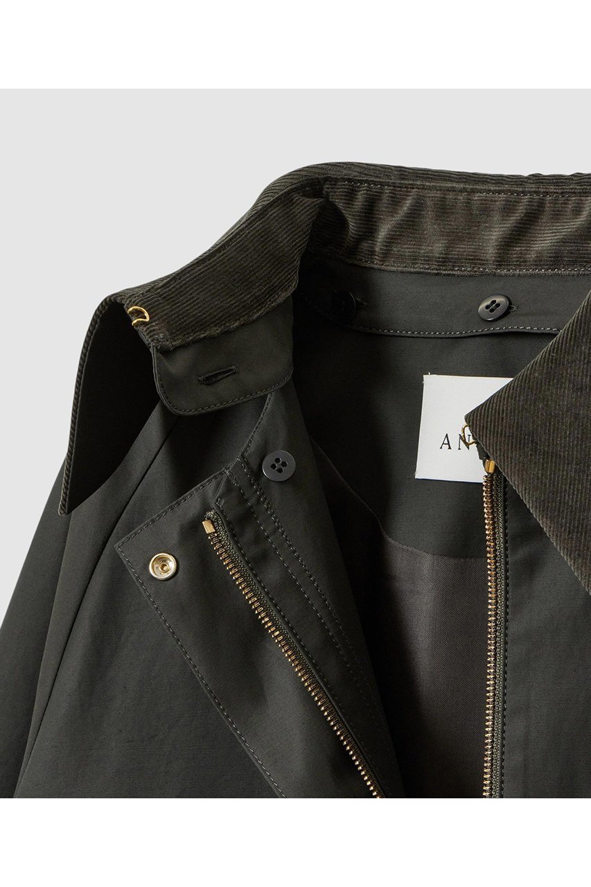 【アナイ/ANAYI】のコットンナイロンギャバ2WAYコート 人気、トレンドファッション・服の通販 founy(ファニー) 　ファッション　Fashion　レディースファッション　Fashion for Women　アウター　Coat / Outerwear Collection　コート・ロングコート・ピーコート　Long Coats, Peacoats & More　クラシカル　Classical, Vintage-Inspired　コーデュロイ　Corduroy, Cord Fabric　ショート　Short, Short Length　ストリング　String, Drawstring　トレンド　Trend, Trending Now　ドット　Polka Dot, Dot Pattern　フォルム　Silhouette, Form　ポケット　Pocket, Pocket Detail　other-4|ID: prp329100004606092 ipo3291000000036075301