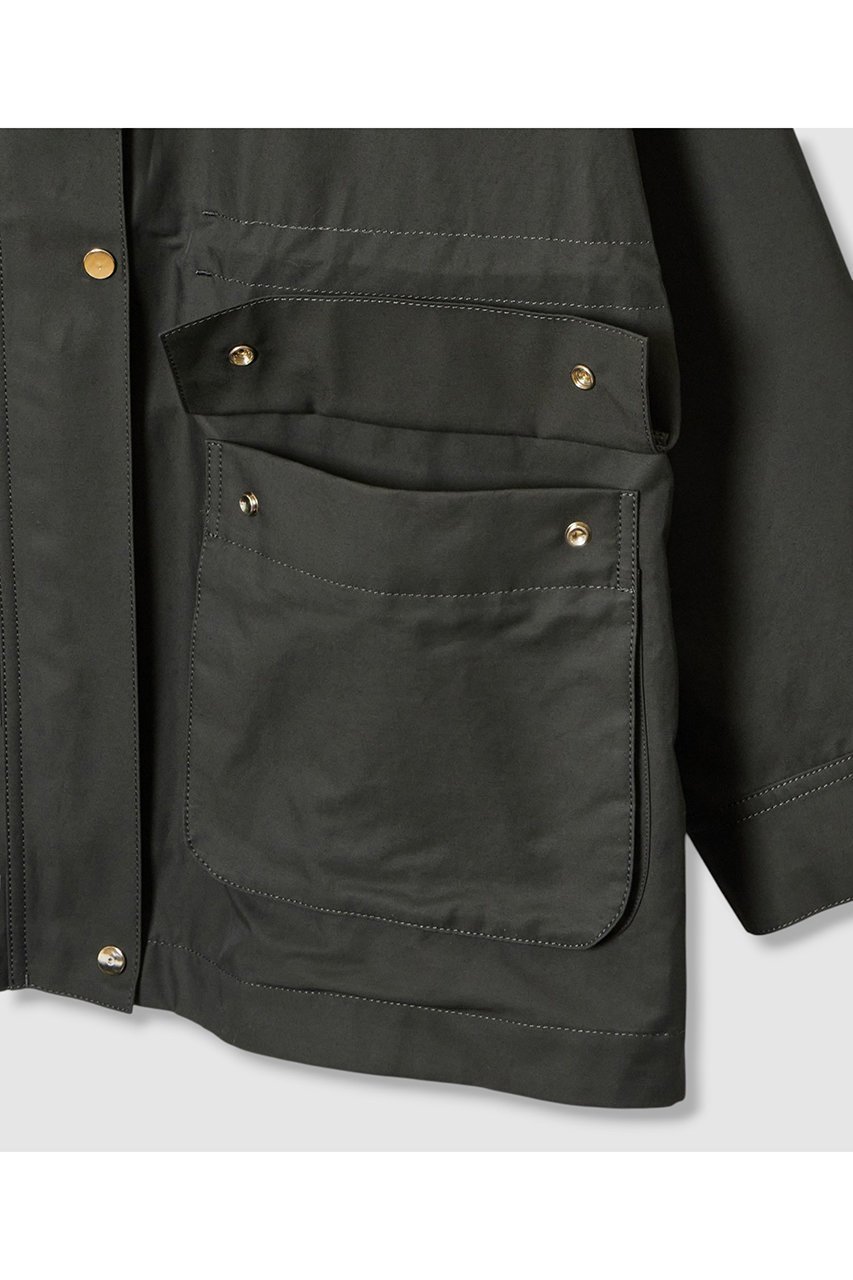 【アナイ/ANAYI】のコットンナイロンギャバ2WAYコート 人気、トレンドファッション・服の通販 founy(ファニー) 　ファッション　Fashion　レディースファッション　Fashion for Women　アウター　Coat / Outerwear Collection　コート・ロングコート・ピーコート　Long Coats, Peacoats & More　クラシカル　Classical, Vintage-Inspired　コーデュロイ　Corduroy, Cord Fabric　ショート　Short, Short Length　ストリング　String, Drawstring　トレンド　Trend, Trending Now　ドット　Polka Dot, Dot Pattern　フォルム　Silhouette, Form　ポケット　Pocket, Pocket Detail　other-6|ID: prp329100004606092 ipo3291000000036075303