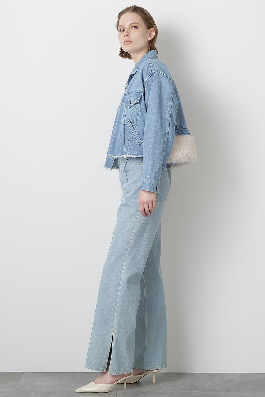 【ヒューエルミュージアム/hueLe Museum】の【STUMBLY】Fur Trim Combination Denim JK 人気、トレンドファッション・服の通販 founy(ファニー) 　ファッション　Fashion　レディースファッション　Fashion for Women　アウター　Coat / Outerwear Collection　レディースジャケット・軽アウター　Jackets　カットオフ　Cut-Off Design　クロップド　Cropped, Short Length　シンプル　Simple, Minimal　ジャケット　Jacket, Outerwear　デニム　Denim, Jeans Material　フェイクファー　Faux Fur, Imitation Fur　ポケット　Pocket, Pocket Detail　リメイク　Remake, Reconstructed　新作・新入荷　New Arrivals / New In　other-3|ID: prp329100004606093 ipo3291000000032950670