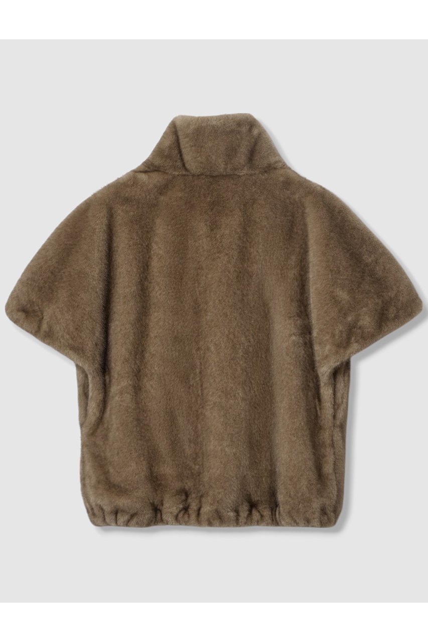 【アナイ/ANAYI】のフェイクミンクファージレ 人気、トレンドファッション・服の通販 founy(ファニー) 　ファッション　Fashion　レディースファッション　Fashion for Women　アウター　Coat / Outerwear Collection　レディースジャケット・軽アウター　Jackets　ショルダー　Shoulder, Shoulder Strap　ジャケット　Jacket, Outerwear　スタンド　Stand Collar, Upright Stand　スリーブ　Sleeve, Long Sleeve / Short Sleeve　ドロップ　Drop Shoulder, Dropped Style　バランス　Balance, Style Balance　ベスト　Vest, Waistcoat　リアル　Real, Realistic　ロング　Long, Long-Length　新作・新入荷　New Arrivals / New In　other-2|ID: prp329100004606094 ipo3291000000032836361