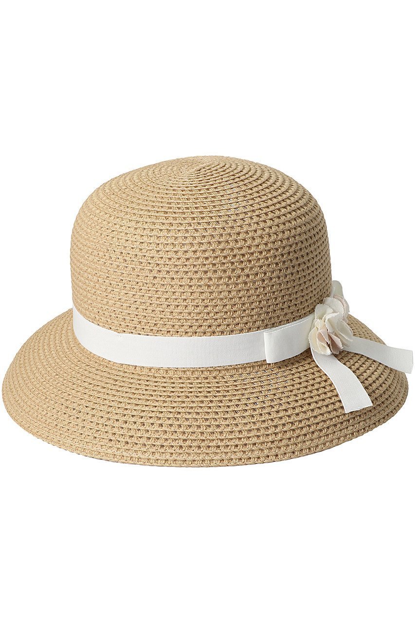 【ポプキンズ/POMPKINS / KIDS】の【KIDS】フラワーリボンハット ピンク 54 インテリア・キッズ・メンズ・レディースファッション・服の通販 founy(ファニー) ファッション Fashion キッズファッション Fashion for Kids シンプル Simple, Minimal フラワー Flower, Floral モチーフ Motif, Design Theme リボン Ribbon, Bow 帽子 Hat, Headwear オフホワイト|ID: prp329100004606096 ipo3291000000036191313