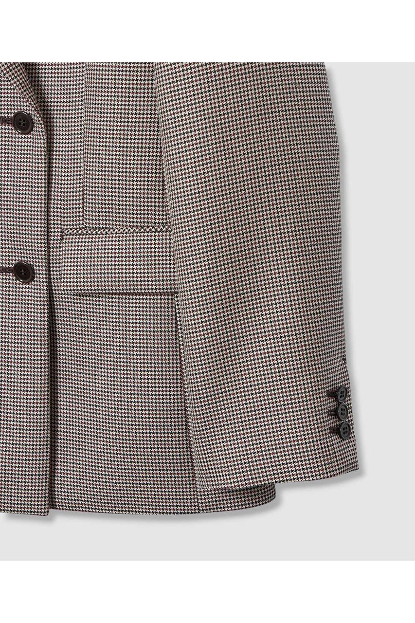 【アナイ/ANAYI】のダブルクロスピークドジャケット 人気、トレンドファッション・服の通販 founy(ファニー) 　ファッション　Fashion　レディースファッション　Fashion for Women　アウター　Coat / Outerwear Collection　レディースジャケット・軽アウター　Jackets　シルク　Silk, 100% Silk　ジャケット　Jacket, Outerwear　チェック　Check, Plaid, Tartan　バランス　Balance, Style Balance　フォルム　Silhouette, Form　無地　Plain, Solid Color　other-4|ID: prp329100004606097 ipo3291000000035964136