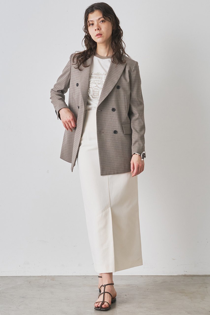 【ウィムガゼット/Whim Gazette】のガンクラブチェックダブルジャケット 人気、トレンドファッション・服の通販 founy(ファニー) 　ファッション　Fashion　レディースファッション　Fashion for Women　アウター　Coat / Outerwear Collection　レディースジャケット・軽アウター　Jackets　ウォーム　Warm Fabric　クラシカル　Classical, Vintage-Inspired　クラシック　Classic, Timeless Style　ジャケット　Jacket, Outerwear　ダブル　Double, Double-Breasted　チェック　Check, Plaid, Tartan　モダン　Modern, Contemporary　エレガント 上品　Elegant　other-5|ID: prp329100004606103 ipo3291000000036150646