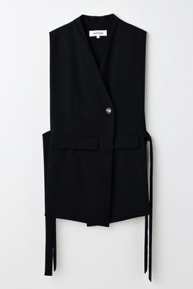【エンフォルド/ENFOLD】のCACHE-COEUR OPEN VEST/ベスト 人気、トレンドファッション・服の通販 founy(ファニー) ファッション Fashion レディースファッション Fashion for Women アウター Coat / Outerwear Collection レディースジャケット・軽アウター Jackets ジャケット Jacket, Outerwear スーツ Suit, Formalwear ダブル Double, Double-Breasted ベスト Vest, Waistcoat エレガント 上品 Elegant 再入荷 Restock / Back in Stock |ID:prp329100004606104