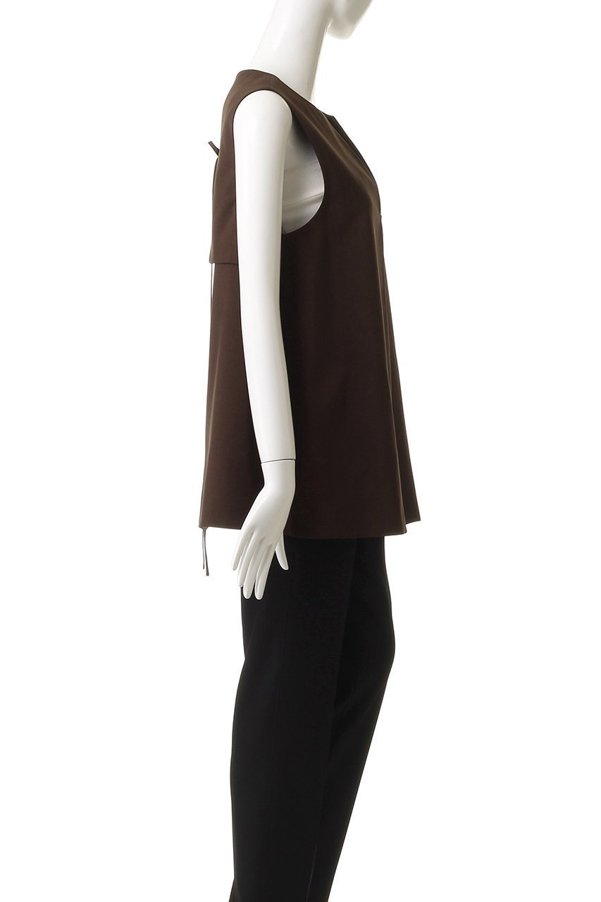 【ランバン オン ブルー/LANVIN en Bleu】のドライポリエステルバックオープンベスト 人気、トレンドファッション・服の通販 founy(ファニー) 　ファッション　Fashion　レディースファッション　Fashion for Women　アウター　Coat / Outerwear Collection　レディースジャケット・軽アウター　Jackets　シンプル　Simple, Minimal　ジャケット　Jacket, Outerwear　フォーマル　Formal, Dressy　フロント　Front, Front Design　ベスト　Vest, Waistcoat　ロング　Long, Long-Length　other-3|ID: prp329100004606105 ipo3291000000035896429