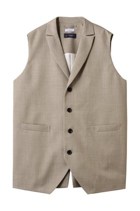 【ニアー ニッポン/near.nippon】のウール テーラードジレ 人気、トレンドファッション・服の通販 founy(ファニー) ファッション Fashion レディースファッション Fashion for Women アウター Coat / Outerwear Collection レディースジャケット・軽アウター Jackets 2025年 2025 2025-2026秋冬・A/W Autumn/Winter 2025–26 AW25–26 カットソー Cut and Sewn Top ジャケット Jacket, Outerwear スリーブ Sleeve, Long Sleeve / Short Sleeve ツイル Twist, Twisted Detail フレンチ French, French Style ベスト Vest, Waistcoat マニッシュ Mannish, Boyish リラックス Relax, Relaxed Fit ワッシャー Washer, Crinkled Finish A/W・秋冬 Autumn/Winter |ID:prp329100004606106