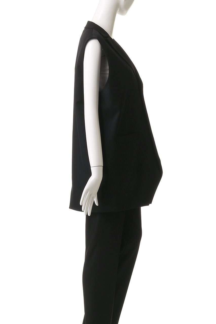 【ニアー ニッポン/near.nippon】のウール テーラードジレ 人気、トレンドファッション・服の通販 founy(ファニー) 　ファッション　Fashion　レディースファッション　Fashion for Women　アウター　Coat / Outerwear Collection　レディースジャケット・軽アウター　Jackets　カットソー　Cut and Sewn Top　ジャケット　Jacket, Outerwear　スリーブ　Sleeve, Long Sleeve / Short Sleeve　ツイル　Twist, Twisted Detail　フレンチ　French, French Style　ベスト　Vest, Waistcoat　マニッシュ　Mannish, Boyish　リラックス　Relax, Relaxed Fit　ワッシャー　Washer, Crinkled Finish　other-3|ID: prp329100004606106 ipo3291000000035964153