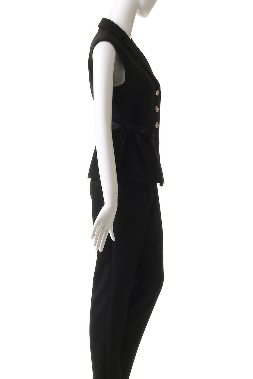 【エムダブリュー/MW】のトリアセテート(H) スリーブレス リボン ジャケット 人気、トレンドファッション・服の通販 founy(ファニー) 　ファッション　Fashion　レディースファッション　Fashion for Women　アウター　Coat / Outerwear Collection　レディースジャケット・軽アウター　Jackets　おすすめ　Recommended / Our Picks　サテン　Satin, Glossy Fabric　ジャケット　Jacket, Outerwear　ストレッチ　Stretch, Stretchy Fabric　スリーブ　Sleeve, Long Sleeve / Short Sleeve　フォーマル　Formal, Dressy　マニッシュ　Mannish, Boyish　リボン　Ribbon, Bow　今季　This Season, Current Season　再入荷　Restock / Back in Stock　other-3|ID: prp329100004606107 ipo3291000000032836978