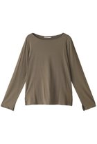 【ミディウミソリッド/MIDIUMISOLID】のボートネックインナープルオーバー 人気、トレンドファッション・服の通販 founy(ファニー) ファッション Fashion レディースファッション Fashion for Women トップス・カットソー Cut & Sew Tops シャツ・ブラウス・オフィスカジュアル Elegant Blouses & Button-Ups ロングTシャツ・Tシャツ Longline T-Shirts & Tees カジュアルプルオーバー・ニットトップス Pullovers & Knit Tops / Casual Pullovers カットソー・ベーシックTシャツ Cut-and-Sewn Tops / Stretch Tees & Basics とろみ Fluid, Flowy Fabric インナー Innerwear シンプル Simple, Minimal ストレッチ Stretch, Stretchy Fabric スリット Slit, Slit Detail スリーブ Sleeve, Long Sleeve / Short Sleeve ロング Long, Long-Length 無地 Plain, Solid Color 長袖 Long Sleeve, Full Sleeve thumbnail グレー|ID: prp329100004606113 ipo3291000000034969371