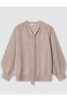 【アナイ/ANAYI】のエキストラファインメリノタイ付きVネック プルオーバー 人気、トレンドファッション・服の通販 founy(ファニー) ファッション Fashion レディースファッション Fashion for Women トップス・カットソー Cut & Sew Tops ニット Knit Tops & Sweaters カジュアルプルオーバー・ニットトップス Pullovers & Knit Tops / Casual Pullovers Vネックトップス V-Neck Tops / V-Cut Neckline Shirts おすすめ Recommended / Our Picks なめらか Smooth, Silky Texture ギャザー Gathered, Ruffled セットアップ Set-Up, Coordinated Outfit フェミニン Feminine, Girly リボン Ribbon, Bow 新作・新入荷 New Arrivals / New In thumbnail ベージュ|ID: prp329100004606118 ipo3291000000032837510