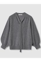 【アナイ/ANAYI】のエキストラファインメリノタイ付きVネック プルオーバー チャコールグレー|ID: prp329100004606118 ipo3291000000035676414