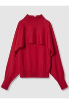 【アナイ/ANAYI】のエキストラファインメリノアンサンブルニット 人気、トレンドファッション・服の通販 founy(ファニー) ファッション Fashion レディースファッション Fashion for Women トップス・カットソー Cut & Sew Tops ニット Knit Tops & Sweaters アンサンブルニット Knit Ensembles & Twin Sets カジュアルプルオーバー・ニットトップス Pullovers & Knit Tops / Casual Pullovers なめらか Smooth, Silky Texture アンサンブル Ensemble Set ショール Shawl, Wrap ハイネック High Neck, Mock Neck ボレロ Bolero, Short Cardigan thumbnail レッド|ID: prp329100004606119 ipo3291000000032837552