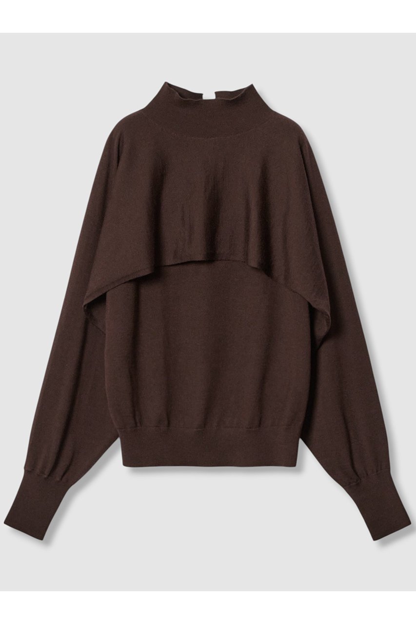 【アナイ/ANAYI】のエキストラファインメリノアンサンブルニット インテリア・キッズ・メンズ・レディースファッション・服の通販 founy(ファニー) ファッション Fashion レディースファッション Fashion for Women トップス・カットソー Cut & Sew Tops ニット Knit Tops & Sweaters アンサンブルニット Knit Ensembles & Twin Sets カジュアルプルオーバー・ニットトップス Pullovers & Knit Tops / Casual Pullovers なめらか Smooth, Silky Texture アンサンブル Ensemble Set ショール Shawl, Wrap ハイネック High Neck, Mock Neck ボレロ Bolero, Short Cardigan ブラウン|ID: prp329100004606119 ipo3291000000032837557