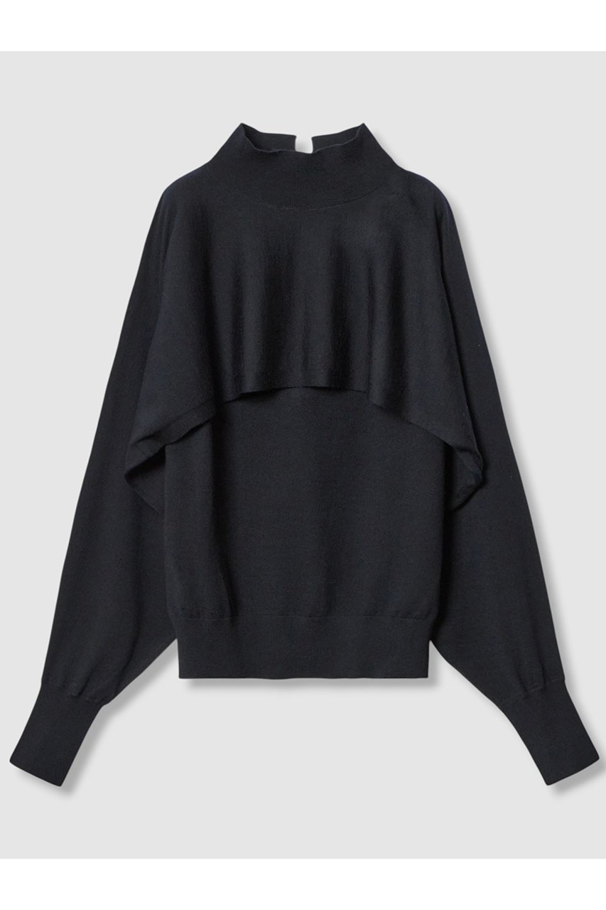 【アナイ/ANAYI】のエキストラファインメリノアンサンブルニット インテリア・キッズ・メンズ・レディースファッション・服の通販 founy(ファニー) ファッション Fashion レディースファッション Fashion for Women トップス・カットソー Cut & Sew Tops ニット Knit Tops & Sweaters アンサンブルニット Knit Ensembles & Twin Sets カジュアルプルオーバー・ニットトップス Pullovers & Knit Tops / Casual Pullovers なめらか Smooth, Silky Texture アンサンブル Ensemble Set ショール Shawl, Wrap ハイネック High Neck, Mock Neck ボレロ Bolero, Short Cardigan ネイビー|ID: prp329100004606119 ipo3291000000032837561