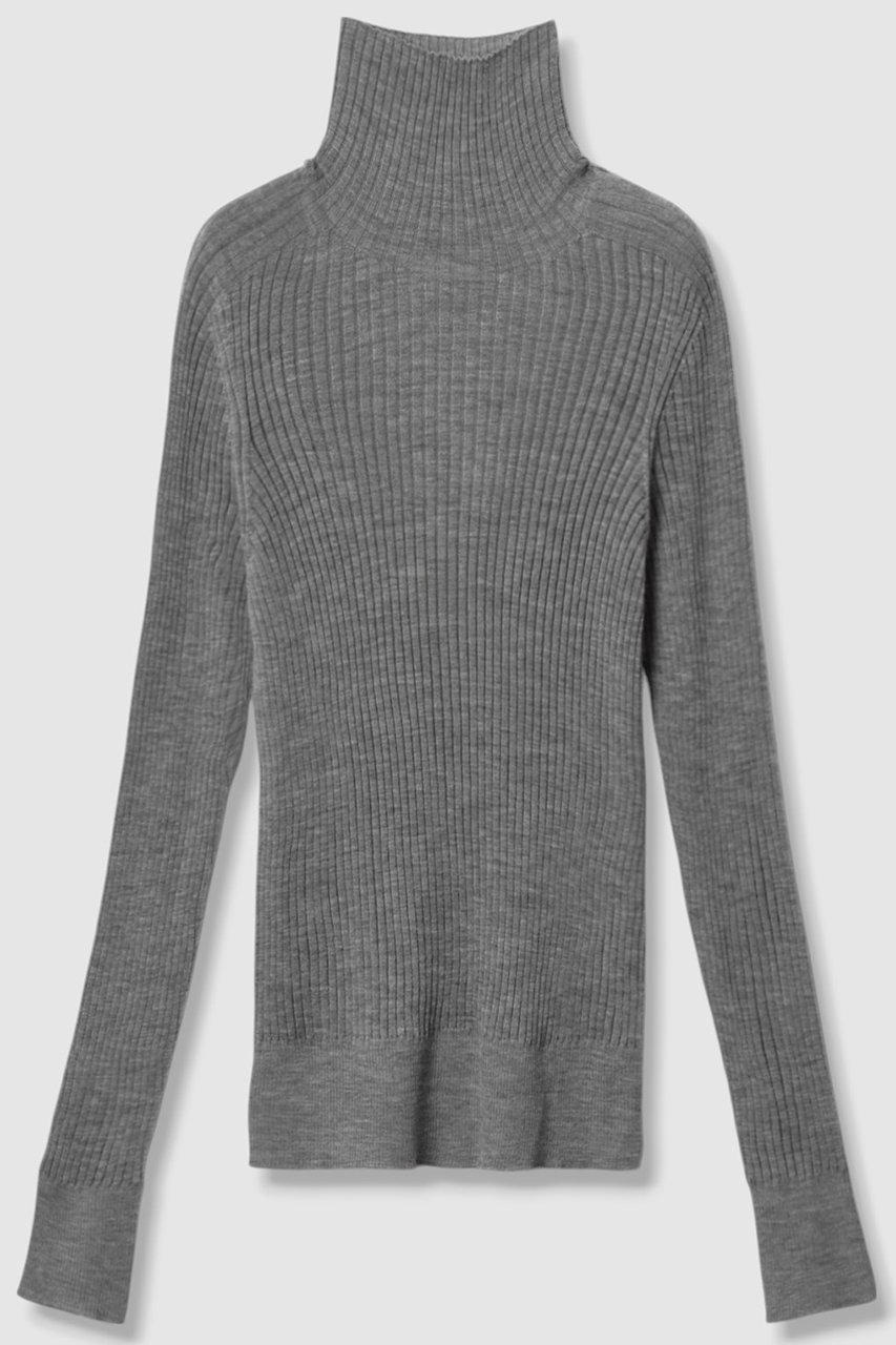 【アナイ/ANAYI】のシアーウールハイネック プルオーバー インテリア・キッズ・メンズ・レディースファッション・服の通販 founy(ファニー) 　ファッション　Fashion　レディースファッション　Fashion for Women　トップス・カットソー　Cut & Sew Tops　ニット　Knit Tops & Sweaters　カジュアルプルオーバー・ニットトップス　Pullovers & Knit Tops / Casual Pullovers　シアー　Sheer, See-Through　ハイネック　High Neck, Mock Neck　エレガント 上品　Elegant　チャコールグレー|ID: prp329100004606121 ipo3291000000032837595