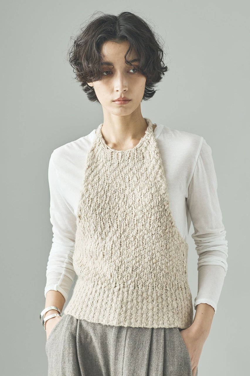 【カレンソロジー/Curensology】のホルターネックニットプルオーバー 人気、トレンドファッション・服の通販 founy(ファニー) 　ファッション　Fashion　レディースファッション　Fashion for Women　トップス・カットソー　Cut & Sew Tops　ニット　Knit Tops & Sweaters　カジュアルプルオーバー・ニットトップス　Pullovers & Knit Tops / Casual Pullovers　カットソー　Cut and Sewn Top　ハンド　Hand, Handmade　 other-1|ID: prp329100004606122 ipo3291000000035964169