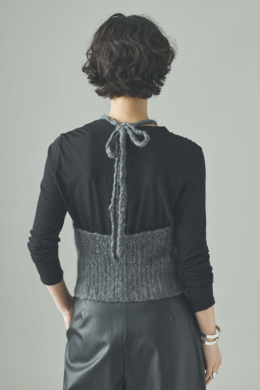 【カレンソロジー/Curensology】のホルターネックニットプルオーバー 人気、トレンドファッション・服の通販 founy(ファニー) 　ファッション　Fashion　レディースファッション　Fashion for Women　トップス・カットソー　Cut & Sew Tops　ニット　Knit Tops & Sweaters　カジュアルプルオーバー・ニットトップス　Pullovers & Knit Tops / Casual Pullovers　カットソー　Cut and Sewn Top　ハンド　Hand, Handmade　other-3|ID: prp329100004606122 ipo3291000000035964173