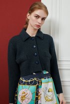 【アルアバイル/allureville】の【Loulou Willoughby】デュアルレイヤード チャコールグレー|ID: prp329100004606124 ipo3291000000035373823