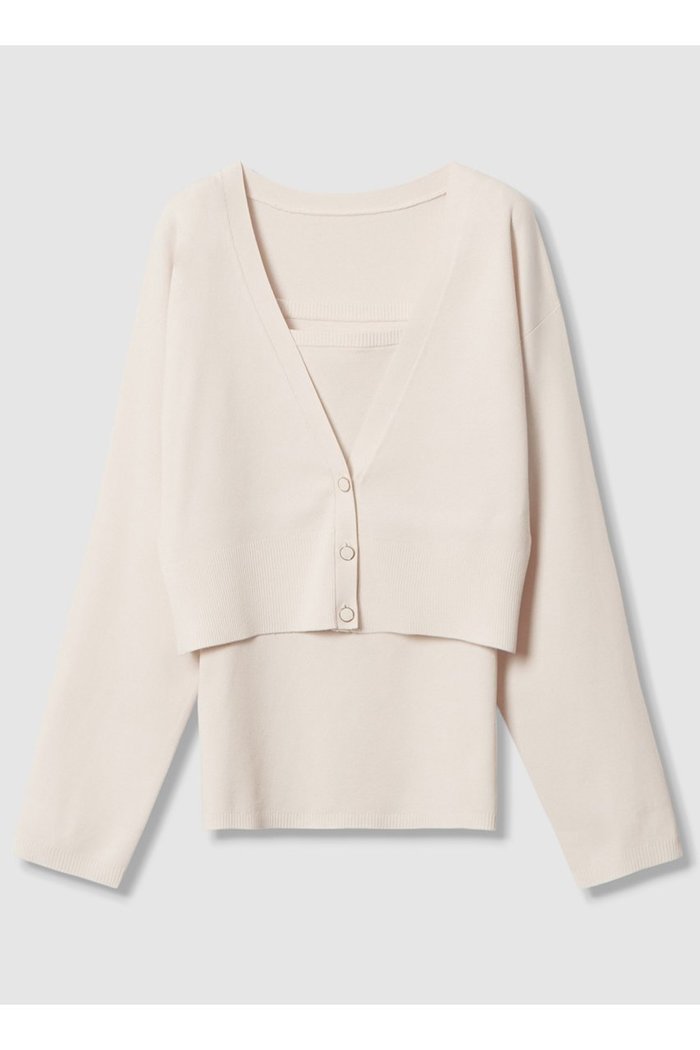 【アルアバイル/allureville】の【Loulou Willoughby】アメスリアンサンブル インテリア・キッズ・メンズ・レディースファッション・服の通販 founy(ファニー) https://founy.com/ ファッション Fashion レディースファッション Fashion for Women トップス・カットソー Cut & Sew Tops ニット Knit Tops & Sweaters アンサンブルニット Knit Ensembles & Twin Sets カジュアルプルオーバー・ニットトップス Pullovers & Knit Tops / Casual Pullovers アメリカン American Style アンサンブル Ensemble Set カーディガン Cardigan, Knitwear キャミソール Camisole, Spaghetti Strap Top ジャケット Jacket, Outerwear スリーブ Sleeve, Long Sleeve / Short Sleeve バランス Balance, Style Balance 再入荷 Restock / Back in Stock 秋 Autumn |ID: prp329100004606125 ipo3291000000035373829