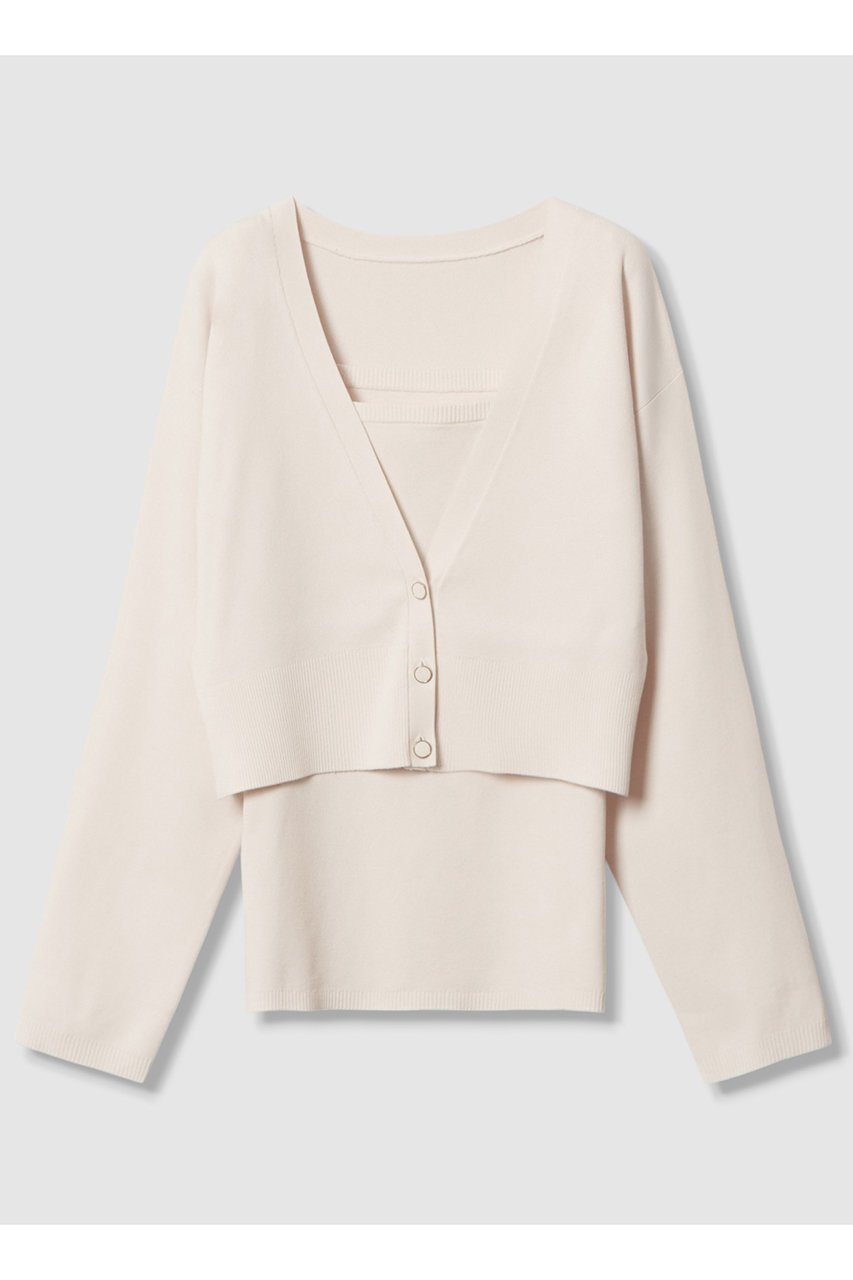 【アルアバイル/allureville】の【Loulou Willoughby】アメスリアンサンブル 人気、トレンドファッション・服の通販 founy(ファニー) 　ファッション　Fashion　レディースファッション　Fashion for Women　トップス・カットソー　Cut & Sew Tops　ニット　Knit Tops & Sweaters　アンサンブルニット　Knit Ensembles & Twin Sets　カジュアルプルオーバー・ニットトップス　Pullovers & Knit Tops / Casual Pullovers　アメリカン　American Style　アンサンブル　Ensemble Set　カーディガン　Cardigan, Knitwear　キャミソール　Camisole, Spaghetti Strap Top　ジャケット　Jacket, Outerwear　スリーブ　Sleeve, Long Sleeve / Short Sleeve　バランス　Balance, Style Balance　秋　Autumn　 other-1|ID: prp329100004606125 ipo3291000000035964182