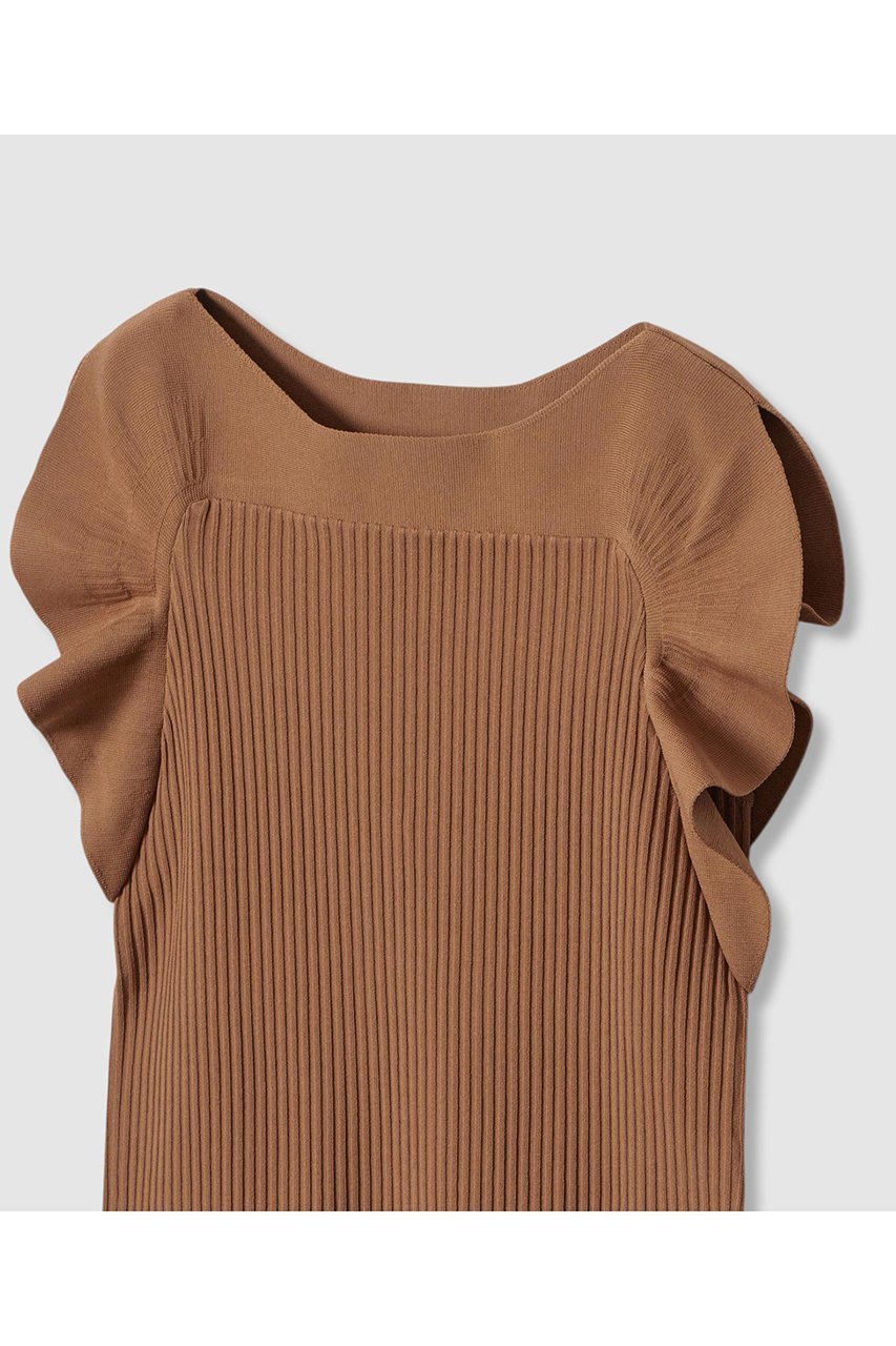 【アルアバイル/allureville】の【Loulou Willoughby】スキャーラッププルオーバー 人気、トレンドファッション・服の通販 founy(ファニー) 　ファッション　Fashion　レディースファッション　Fashion for Women　トップス・カットソー　Cut & Sew Tops　ニット　Knit Tops & Sweaters　カジュアルプルオーバー・ニットトップス　Pullovers & Knit Tops / Casual Pullovers　おすすめ　Recommended / Our Picks　デコルテ　Décolleté, Neckline　デニム　Denim, Jeans Material　ノースリーブ　Sleeveless, No-Sleeve　フェミニン　Feminine, Girly　フリル　Frill, Ruffle　ラッフル　Ruffle, Frill　ワイド　Wide, Wide Fit　other-3|ID: prp329100004606127 ipo3291000000033486843