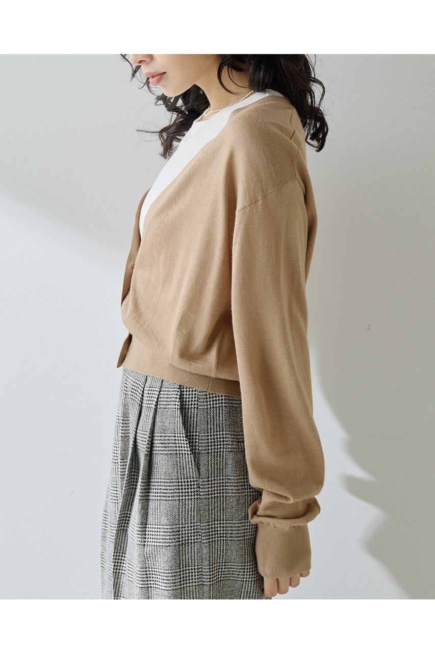 【ウィムガゼット/Whim Gazette】の16G Vネックカーディガン 人気、トレンドファッション・服の通販 founy(ファニー) 　ファッション　Fashion　レディースファッション　Fashion for Women　トップス・カットソー　Cut & Sew Tops　ニット　Knit Tops & Sweaters　カーディガン・羽織り　Layered Style Cardigans　Vネックトップス　V-Neck Tops / V-Cut Neckline Shirts　おすすめ　Recommended / Our Picks　なめらか　Smooth, Silky Texture　アンサンブル　Ensemble Set　カットソー　Cut and Sewn Top　カーディガン　Cardigan, Knitwear　ドレープ　Drape, Draping Fabric　ロング　Long, Long-Length　エレガント 上品　Elegant　新作・新入荷　New Arrivals / New In　other-3|ID: prp329100004606128 ipo3291000000032837880