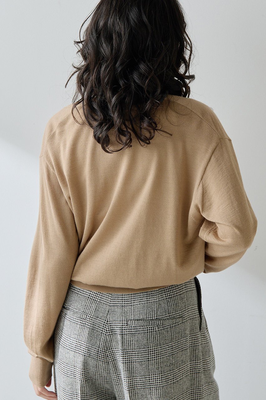 【ウィムガゼット/Whim Gazette】の16G Vネックカーディガン 人気、トレンドファッション・服の通販 founy(ファニー) 　ファッション　Fashion　レディースファッション　Fashion for Women　トップス・カットソー　Cut & Sew Tops　ニット　Knit Tops & Sweaters　カーディガン・羽織り　Layered Style Cardigans　Vネックトップス　V-Neck Tops / V-Cut Neckline Shirts　おすすめ　Recommended / Our Picks　なめらか　Smooth, Silky Texture　アンサンブル　Ensemble Set　カットソー　Cut and Sewn Top　カーディガン　Cardigan, Knitwear　ドレープ　Drape, Draping Fabric　ロング　Long, Long-Length　エレガント 上品　Elegant　other-4|ID: prp329100004606128 ipo3291000000035373850