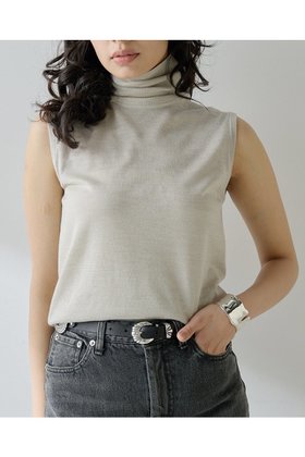 【ウィムガゼット/Whim Gazette】の16Gタートルノースリーブプルオーバー 人気、トレンドファッション・服の通販 founy(ファニー) ファッション Fashion レディースファッション Fashion for Women トップス・カットソー Cut & Sew Tops ニット Knit Tops & Sweaters キャミソール&ノースリーブ Camisoles & Sleeveless Tops カジュアルプルオーバー・ニットトップス Pullovers & Knit Tops / Casual Pullovers おすすめ Recommended / Our Picks なめらか Smooth, Silky Texture アンサンブル Ensemble Set カーディガン Cardigan, Knitwear タートルネック Turtleneck, High Neck ドレープ Drape, Draping Fabric ノースリーブ Sleeveless, No-Sleeve バランス Balance, Style Balance ボトム Bottoms, Lower Wear エレガント 上品 Elegant 新作・新入荷 New Arrivals / New In |ID:prp329100004606129