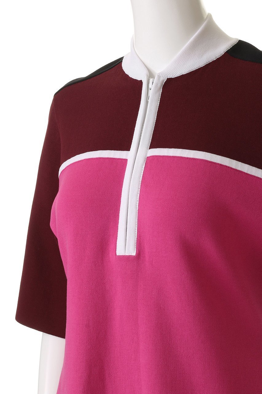 【エンフォルド/ENFOLD】のZIP BICOLOR PULLOVER/プルオーバー 人気、トレンドファッション・服の通販 founy(ファニー) 　ファッション　Fashion　レディースファッション　Fashion for Women　トップス・カットソー　Cut & Sew Tops　ニット　Knit Tops & Sweaters　カジュアルプルオーバー・ニットトップス　Pullovers & Knit Tops / Casual Pullovers　おすすめ　Recommended / Our Picks　エレガント 上品　Elegant　シンプル　Simple, Minimal　スーツ　Suit, Formalwear　セットアップ　Set-Up, Coordinated Outfit　other-5|ID: prp329100004606131 ipo3291000000033230845